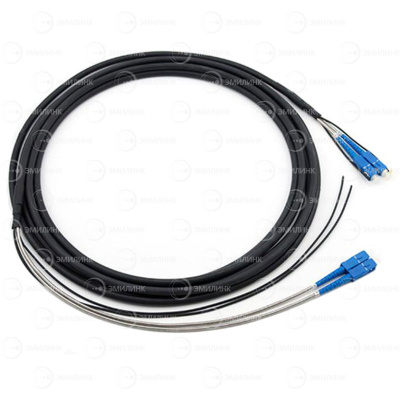 Сборка кабельная 8pc, SC/UPC-SC/UPC 9/125мкм, длина 40м, вывод 0.4м, буфер 3мм (NTSS-FO-BR-9-8-2.5-NU) в бухте в России
